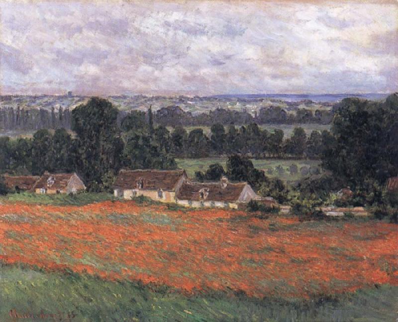 Claude Monet Field of Poppies,Giverny oil painting image